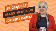 25-26 Şubat Mars-Venüs'ün Jüpiter'e Karesi 