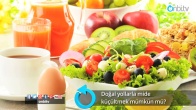 Doğal yollarla mide küçültmek mümkün mü?