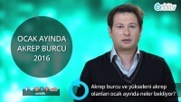 2016 yılı Ocak ayı Akrep burcu ve yükseleni akrep olanları neler bekliyor?