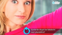 Giysilerde oluşan ter lekelerini nasıl çıkarabiliriz?
