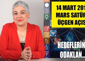 14 Mart’ta Mars Satürn Üçgen Açısı