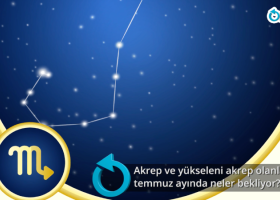Akrep ve yükseleni Akrep olanları Temmuz ayında neler bekliyor?