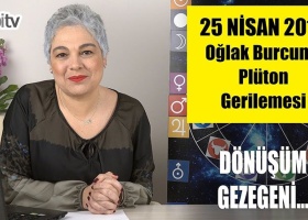 25 Nisan'da Oğlak Burcunda Plüton Gerilemesi