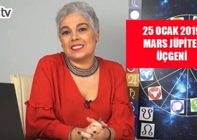 25 Ocak Mars Jüpiter Üçgeni