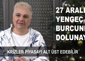 27 Aralık Yengeç Burcunda Dolunay
