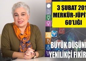 3 Şubat Merkür-Jüpiter 60'lığı