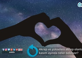 Akrep ve yükseleni akrep olanları kasım ayında neler bekliyor?