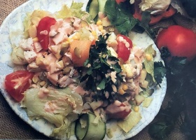 Elmalı Tavuk Salatası