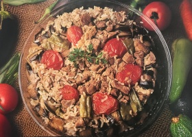 Patlıcanlı Pilav