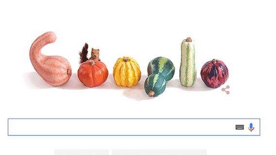 Sonbahar Ekinoksu Doodle Oldu