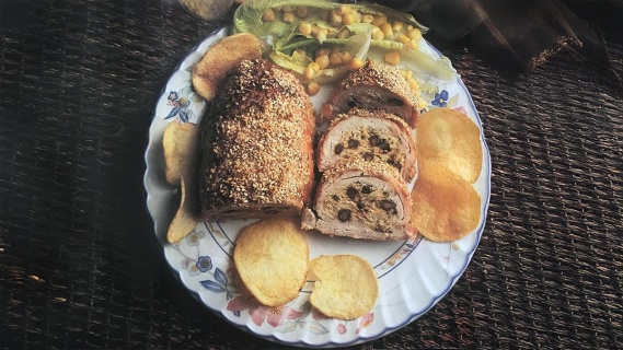 Fıstıklı Tavuk Dolaması