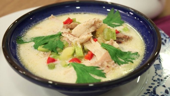 Kremalı Sebzeli Tavuk Çorbası 