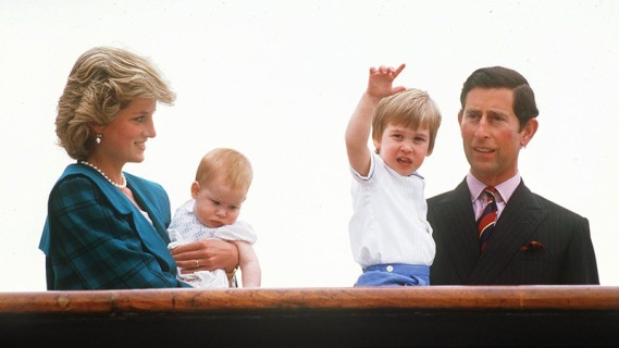 Prenses Diana - Prens Charles - Prens William - Prens Harry