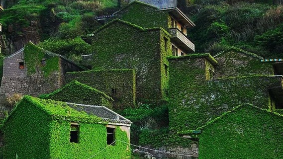 Gouqi Adası - Terkedilmiş Balıkçı Köyü