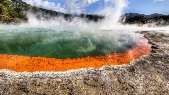 Waiotapu Şampanya Havuzu - Waiotapu Champagne Pool