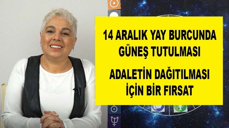 14 Aralık Yay Burcunda Güneş Tutulması