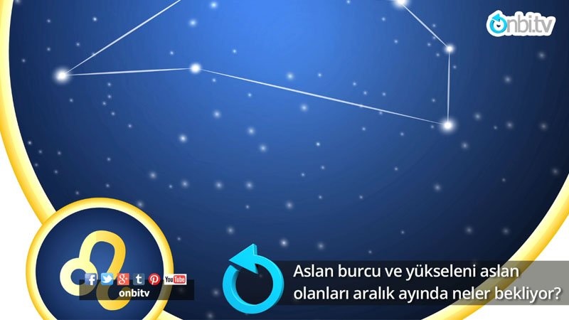 Aslan burcu ve yükseleni aslan olanları aralık ayında neler bekliyor?