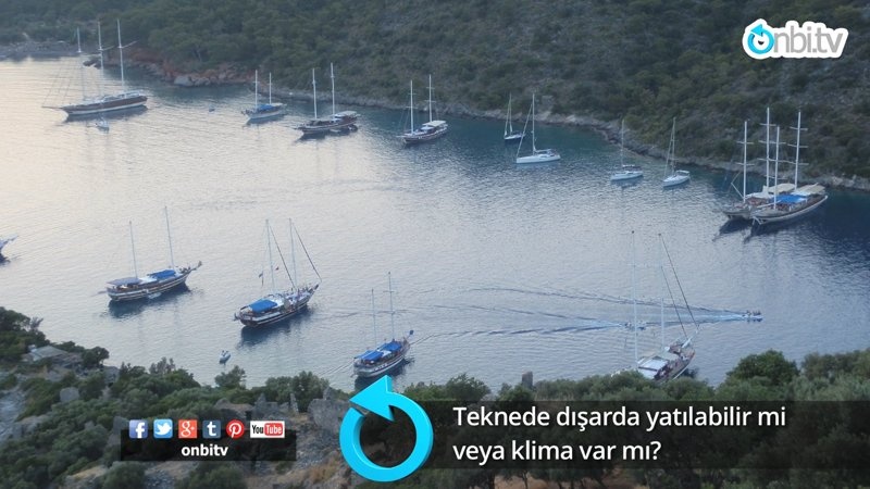 Teknede dışarıda yatılabilir mi veya klima var mı?