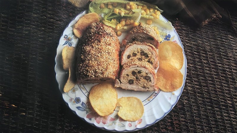 Fıstıklı Tavuk Dolaması